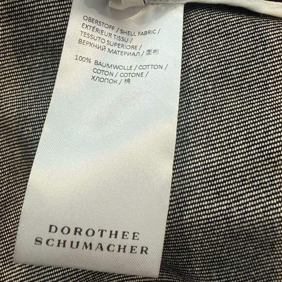 Dorothee Schumacher Black Denim Pearl Button Jacket Size 3 / M - Picture 7 of 16